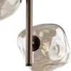 Pendelleuchte Metall Rauchglas G9 29 cm breit H: max. 90 cm Produktbild-Vorschau 2