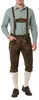 Trachtenlederhose Herren Kniebund Lederhose mit Produktbild-Vorschau 10
