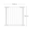 Kinderkraft SAFE SNAP Türschutzgitter – 75–82 cm, Flat Produktbild-Vorschau 2