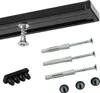 1-lauf Gardinenschiene Innenlauf Minimal Schwarz – 300cm Produktbild-Vorschau 1