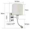 Lámpara de pared ZMH, lámpara de noche con interruptor, Vista previa de la imagen del producto 7