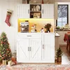 Flieks Cuisine Armoire haute avec Led et fonction de Voir les images du produit 1