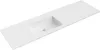 Mexen Otis Unterbauwaschbecken links 161 x 46,5 cm, weiß Produktbild-Vorschau 1