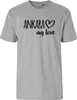 Huuraa Herren T-Shirt Ankara my love XXL Sport Grey Bio Produktbild-Vorschau 2