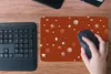 MuchoWow® Mauspad Mousepad Muster - Sterne - Kugeln 27x18 Produktbild-Vorschau 4