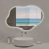 Miroir Salle de Bain LED en Forme de Nuage, Anti-Buée, 3 Voir les images du produit 1