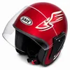 Helm mit Visier für Motorrad, Roller, ATV - Größe M/L, Rot Produktbild-Vorschau 6