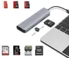 hub de type C 6 en 1 vers HDMI 4K / TF / SD / USB 3.0 / 3x Voir les images du produit 4