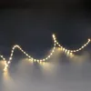 LED Silberdraht Batterielichterkette 66 LEDs 1m + 30 cm Produktbild-Vorschau 2