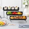 MALACASA 3-Stöckiges Porzellan Etagere Platte, Produktbild-Vorschau 4