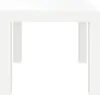 A white table with four legs against a white background. Náhled obrázku produktu