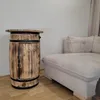 Bar aus Holzfässern mit Aufsatz und LED-Beleuchtung für Produktbild-Vorschau 5
