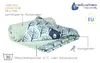 Babydecke für babys Baumwolle, 75x100, Wald mit Minzer Produktbild-Vorschau 2