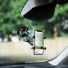 A smartphone mounted on a car windshield using a suction cup holder, displaying a map application. Náhled obrázku produktu