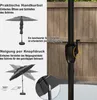 Slunečník COSTWAY φ300 cm odolný proti větru, zahradní Náhled obrázku produktu 6