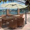 LZQ Universal-Bodenplatte für Sonnenschirm, 2 Stück Metall Produktbild-Vorschau 8