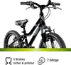 Galano GA20 Kinderfahrrad 18 Zoll ab 5 Jahre 115 - 130 cm Produktbild-Vorschau 4