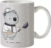Mr. & Mrs. Panda Teetasse Beikoch Herz - Grau Pastell - Produktbild-Vorschau 1