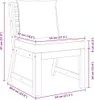 vidaXL Modular-Mittelsofa mit Dunkelgrauen Kissen Akazie Produktbild-Vorschau 6