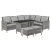 SVITA MADISON Polyrattan Lounge Gartenmöbel Rattan Set in Produktbild-Vorschau 1
