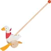 Goki Holz Schiebetier Gans - Laufhilfe für Kleinkinder Produktbild-Vorschau 1