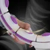 Hhm17 Hula Hop Bianco/Viola Con Magneti E Pesi + Contatore Anteprima dell’immagine prodotto 11