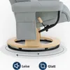 M MCombo Relaxsessel mit Hocker, 360° Drehbarer Produktbild-Vorschau 5