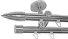 Innenlauf Gardinenstange Edelstahl Look, Durchmesser 20mm, Produktbild-Vorschau 1