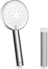 A white and silver hand shower head and a filter cartridge on a white background. Náhľad obrázku produktu
