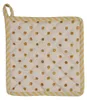 Clayre & Eef Topflappen 20x20 cm Beige Gelb Baumwolle Produktbild-Vorschau 2