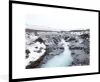 MuchoWow® Gerahmtes Poster Wasserfall mit leuchtend blauer Produktbild-Vorschau 1