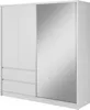 Furniture24 Kleiderschrank SARA 200 cm Schrank 2 Drehtüren Produktbild-Vorschau 1