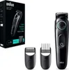 Braun BeardTrimmer 3 BT3411 Regolabarba Cordless Uomo Nero Anteprima dell’immagine prodotto 1