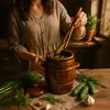 SuperButelki - Beczka kamionkowa 8L hermetyczna Garnek z Podgląd zdjęcia produktu 9