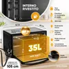 Stillstern Mini Forno Ventilato 35L 1600W con Girarrosto – Anteprima dell’immagine prodotto 6