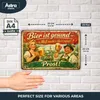 Blechschild 20x30cm Bier ist gesund Prost Retro Produktbild-Vorschau 2