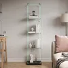Glasvitrine Standvitrine, Glasvitrine Mit LED Lichtleiste, Produktbild-Vorschau 1