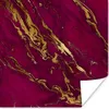 MuchoWow® Poster Marmor - Rosa - Gold - Linie 30x30 cm - Produktbild-Vorschau 1