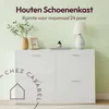 CASABEL Schoenenkast 24 paar, grote capaciteit, wit Productafbeelding-voorbeeld 3