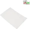 A white dust bag lying on a white background with a brand logo in the top right corner. Produktbild-Vorschau