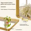 Koonmi Tiefer Rahmen Wandspiegel, 90 x 60 cm Luxus High-End Produktbild-Vorschau 2