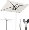 Sekey Sonnenschirm Balkon 200 x 125 cm Rechteckig Produktbild-Vorschau 2