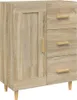 vidaXL Príborník Sonoma Dub 69,5x34x90 cm odvodený výrobok Náhľad obrázku produktu 2