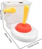 Family Poop Toilet Game with Plunger Dice Tokens Grab Produktbild-Vorschau 2