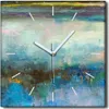 Coloray Uhr auf Leinwand 30x30 cm Wand Uhr Dekoration Produktbild-Vorschau 1
