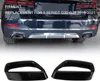 2pcs Auspuff -Heckrohrspitze Abdeckung Gloss Schwarzer Produktbild-Vorschau 2