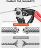 Câble métallique en acier inoxydable VEVOR φ2 mm, longueur Voir les images du produit 5