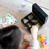 Geldkassette mit Münzeinsatz von HMF mit 15 cm Breite in Schwarz Produktbild-Vorschau