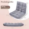 Chaise de sol COSTWAY avec dossier réglable, fauteuil de Voir les images du produit 3