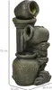 Outsunny Springbrunnen, Gartenbrunnen mit Einstellbarer Produktbild-Vorschau 3